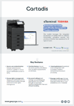 Embedded terminal for MFP TOSHIBA 9 • Gespage